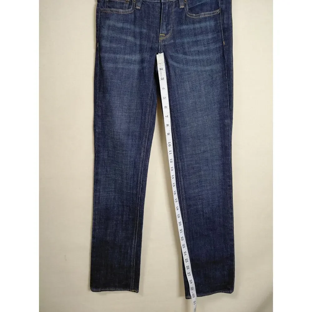 J.Crew Cotton Blend Blue Stretch Jeans Women Size 25S
